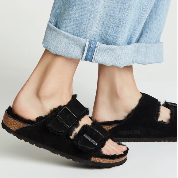 Birkenstock Shoes - NWT Birkenstock Arizona Shearling Sandals